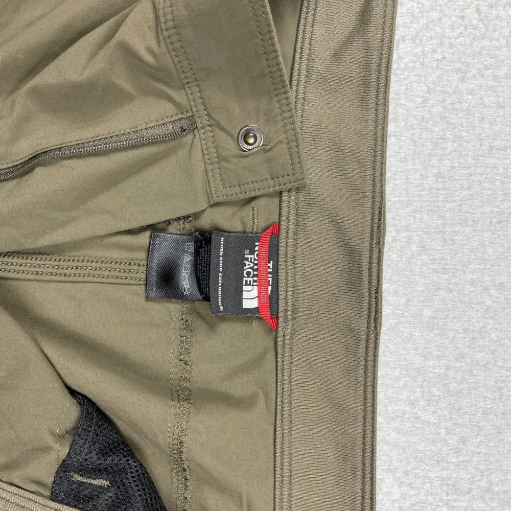 The North Face Shorts Mens 36 Olive Brown Hiking‎ Cargo Stretch Outdoor Trail